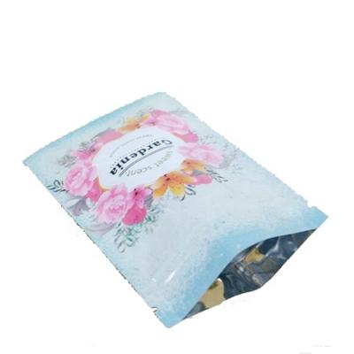 China Recyclable 3 Sides Sealed Cosmetic Packaging Make Up Foil Pouch for sale