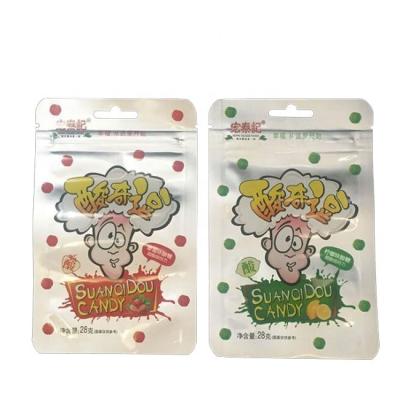 China Disposable Candy Packaging Hang On Customized Resealable Foil Polybags for sale