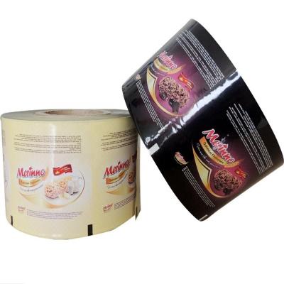 China Recyclable Colorful Printing Food Wrap Rolled Up Packaging for sale