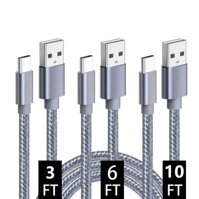 China Hot Type-c Fast Charging Type-c Charging Cable,Type Cable 2.0,Nylon Braided Type usb c usb c usb amazon sale fast charging usb cable for sale