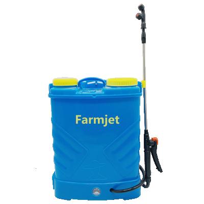 China Farm use or garden use double pump power sprayer agricultural backpack electric trigger sprayer with lead acid battery for sale