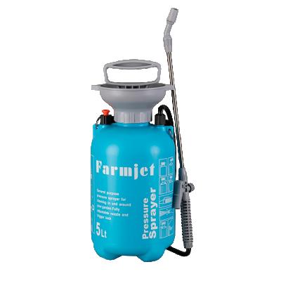 China Agriculture Farmjet 5L Pressure Pump Stainless Steel Spray Boom Hand Garden Manual Sprayer For Agricultural for sale