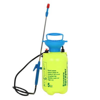 China Agriculture 5 Liter Home Garden Plastic Knapsack Manual Pressure Trigger Pump Sprayer For Flower Plant for sale