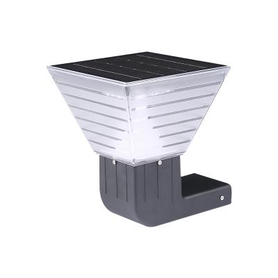 China Polycarbonate cheap price warm white ip65 waterproof garden mounted led solar wall lamp for sale