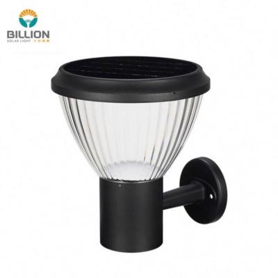 China Polycarbonate Factory Price Garden Post Outdoor Wireless Wall Mounted Solar Powered Wall Lamp for sale