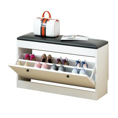 China Modern Style Convertible Tending Space MDF Shoe Backup Rack Shelves Wooden Shoe Grade Cabinet for sale