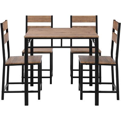 China Modern Designs 6 Convertible Wooden Chairs OEM Furniture Kitchen Dining Table And Chairs Set for sale