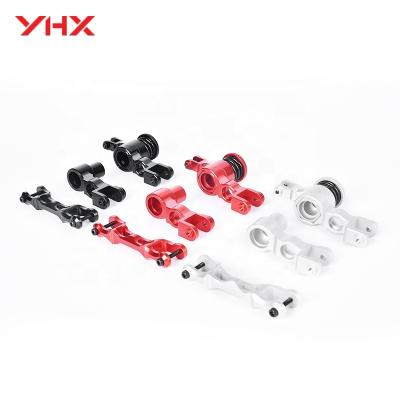 China Wholesale 1:5 Aluminum Alloy Beer Bell Beer Bell Steering Combination Cup Left/Right RC Hobby Base Steering Hub Base TRAXXAS X MAXX For Rc Car for sale