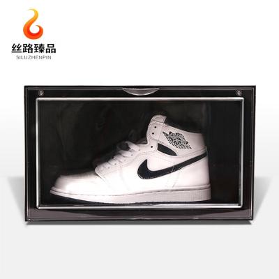 China Viable Transparent Plastic Storage Box Shoe Box Plastic Acrylic Shoe Box Storage Container for sale