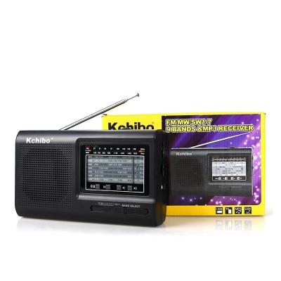 China With HI/LOW tone switch FM/MW/SW stereo radio with USB MP3 playback, mains or battery operated for sale