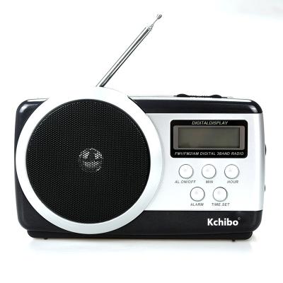 China High Sensitivity High Sensitivity AC Current With Alarm Clock LCD Digital Display FM AM 3 Band World Receiver Radio for sale