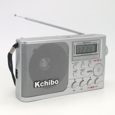 China AM Fm Switch Portable Radio Kchibo AM/FM/SW DSP Digital Loud Radio Receiver Portable Loud Speakers Best With fm Radio Digital Clock Radio for sale