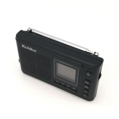 China Mini Pocket AM FM Radio Digital Multi Band Exporter Manufacturer kchibo Portable Radio Eco-friendly Radio for sale