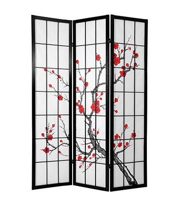 China Japan style shoji wooden screen divider cheap folding japanese room divider for sale