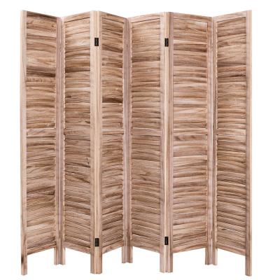 China China Factory Direct Supply Easy Folding 5 Panels Cheap Folding Wicker Screen And Room Divider for sale