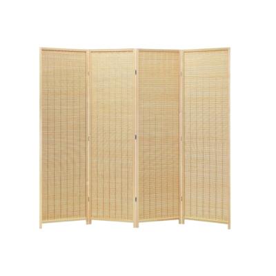 China Movable/Foldable/Eco-friendly Protect Wholesale Bamboo Privacy Screen Room Divider Folding Screen Divider For Decoration Home Office Partition To Create More Spaces for sale