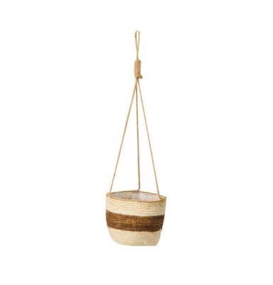 China Modern Hanging Planter Baskets Planter Natural Pot With Hanger Water Proof Eco Friendly Pots For Home Decor for sale