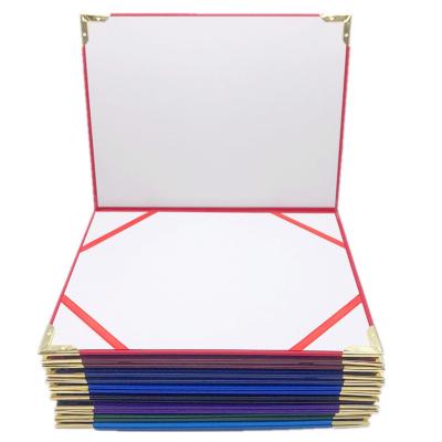 China Certificate Holder Factory Direct Sale Diploma Document Cover PU Certificate Holder for sale