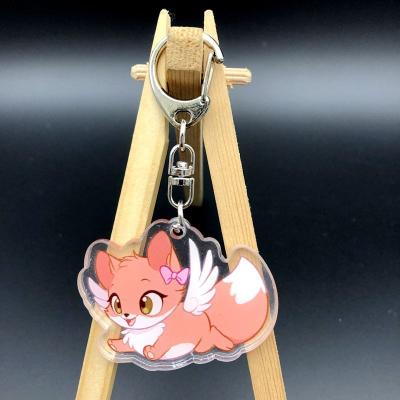 China High Quality Factory Promotion Custom Acrylic Charm 3D Key Chain Acrylic Souvenir Gifts for sale