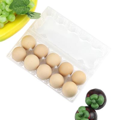 China Factory Price Ecofriednly Bulk Empty Clear Plastic PET Blister Disposable Plastic Egg Tray By 12 for sale