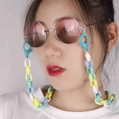 China Glasses spare parts 2022 new fashion glass chain sun thickened acrylic glass frame chain chain for sale