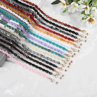 China Eyeglasses spare parts 2022 fashion glasses chain new sun acrylic glass frame thick chain chain for sale