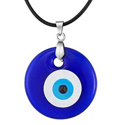 China Fashion Environmental Friendly Gold Plated Turkish Evil Eye Amulet Bead Necklace Bracelet Men Women Necklace Gift Pie for sale