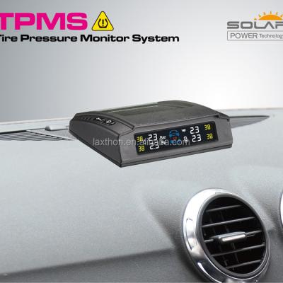 China wireless tire pressure monitoring system with solar chargeable lcd display LAX-TPMS83-S01 for sale