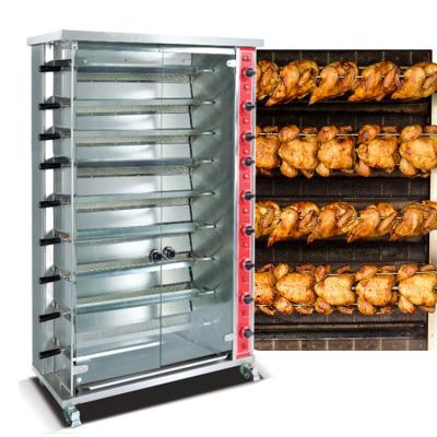 China Outdoor hot Chuangyu rotisserie chicken gas saling machine / electric rotisserie oven for sale