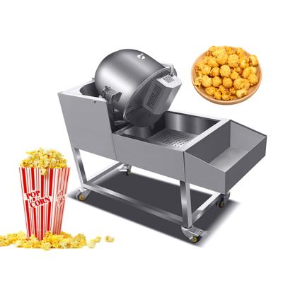 China Snack Factory Commercial Automatic Kettle 16oz Gas Gourmet Popcorn Machine for sale