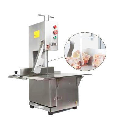 China Electronic Hotels Meat Saw Slicer Butcher Boy Chicken Cutter Bone Saw Machine Frozen Meat for sale