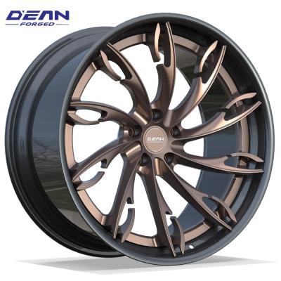 China DEAN DB013-P2-01 Custom 2 Piece Aluminum Alloy 6061-T6 Rim FORGED Wheel 17-24 INCH 8-12J Car Wheels Touring Car DEAN DB013-P2-01 for sale