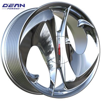 China 6061-T6 Forged #3001D Aluminum DEAN Custom Forged Wheels 16/17/18/19/6061-T6 Chrome Aluminum Alloy Wheel 20/21/22/23/24 Inch For car modification for sale