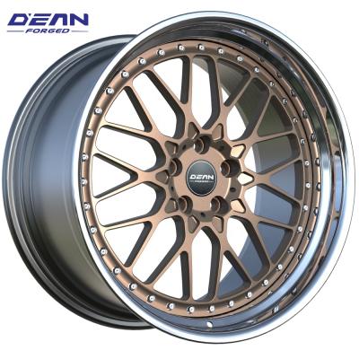 China Modern Desgin #2011P2 DEAN Forged Wheels 5x112 6061-T6 Custom Aluminum Alloy 2 Piece Wheel For Cars Modification for sale