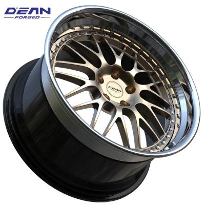 China 6061-T6 Forged Aluminum DEAN #2010P3 Custom Wheels 3 Pieces 6061-T6 Forged Aluminum Alloy Wheel 15/16/17/18/19/20/21/22 Inch For Wheel Modification cars for sale