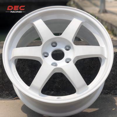 China New Design TE37 SL 15 ALLOY 16 17 18 19 Inch Car Refit Wheels 4x100 4X114.3 5x100 5x105 5x108 5x112 5x114.3 5x120 for sale