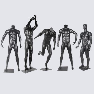 China Other Gray Fiberglass Sports Men Muscular Basketball Mannequin Sports Training Manikin In Hot Selling for sale