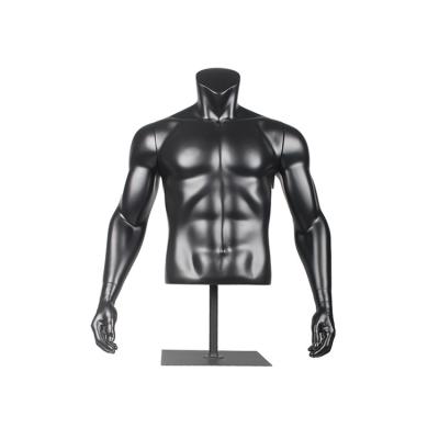 China Other Sports Fitting Half-body Male Headless Mannequin Sporty Torso Man With Arms For Sale for sale