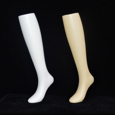 China Plastic Female Foot Boot Sock Mannequin Stand For Sandals Shoe Display Stands for sale