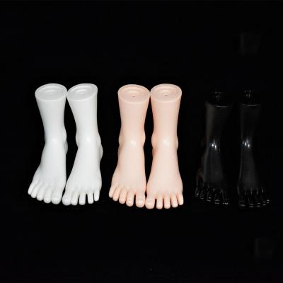 China Stand New Design Plastic Female Foot Mannequin With 5 Toes For Socks And Flip Flops Display for sale