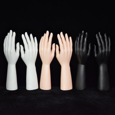 China Realistic New Style Stand Mannequin Hand Display Jewelry Bracelet Ring Glove Stand Mannequin Male Hand for sale