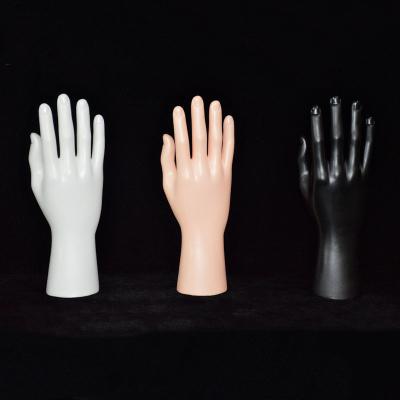 China Realistic Male Mannequin Hands Plastic Stand Mannequin Hand For Wrist Watch Display for sale