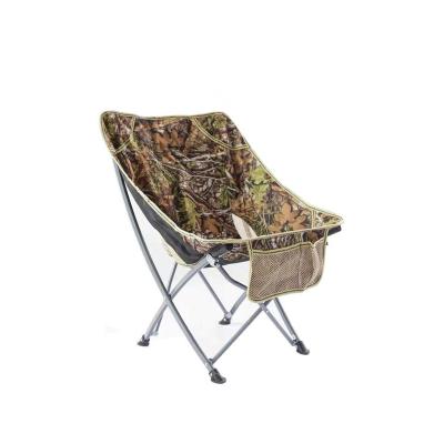 China Top Quality Modern Adult Latest Design Camouflage Moon Black Folding Chair for sale