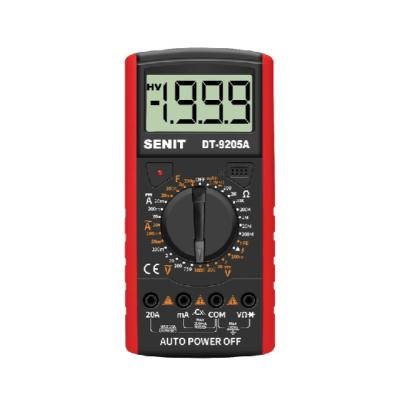 China New DT9205A Digital Multimeter DMM Multimetro Electrical Cheap Use Digital Voltage Tester DT9205A for sale