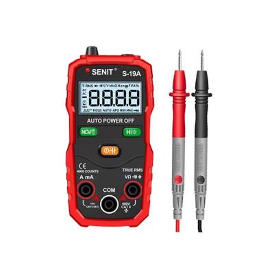 China Factory Line Customized 4000 Counts S19A Smart Auto Multimeter With Capacitacne NCV Lighting Tester S19A for sale