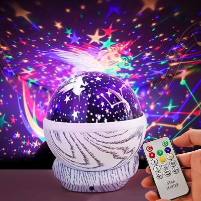 China Pretty New Modern LED Projection Light Christmas Gift 360 Degree Rotation For Kids Room Decoration Night Light for sale