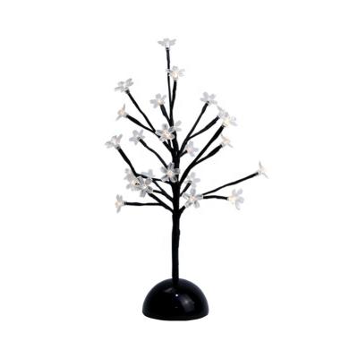 China Xmas Table Light Portable Christmas AA Battery Operated Lamp With Warm White LED Tree Lights for sale