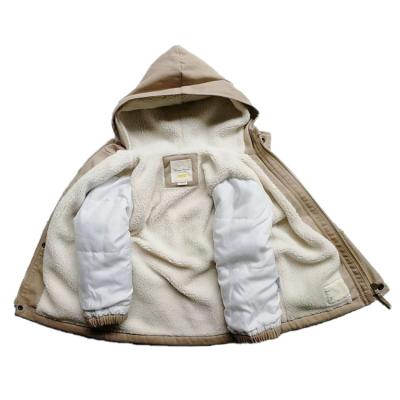 China High Quality QUICK DRY Knitted Leisure Comfort Zipper Hooded Service Kids Warm Jackets for sale