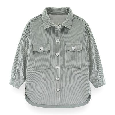 China 2022 Regular Girls Cotton Corduroy Jacket Comfortable 100% Jacket Shirt Style for sale