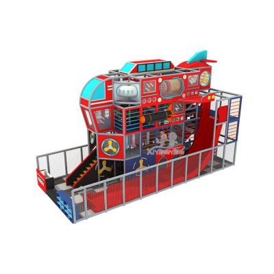 China Eco-friendly Custom Airplane Design Indoor Playground Equipment Game Center Kids Indoor Playground for sale